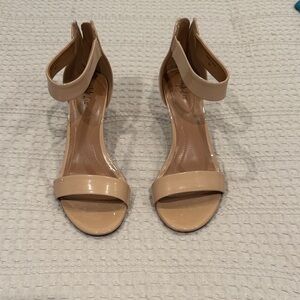 Style & Co. Nude Ankle Strap Heels